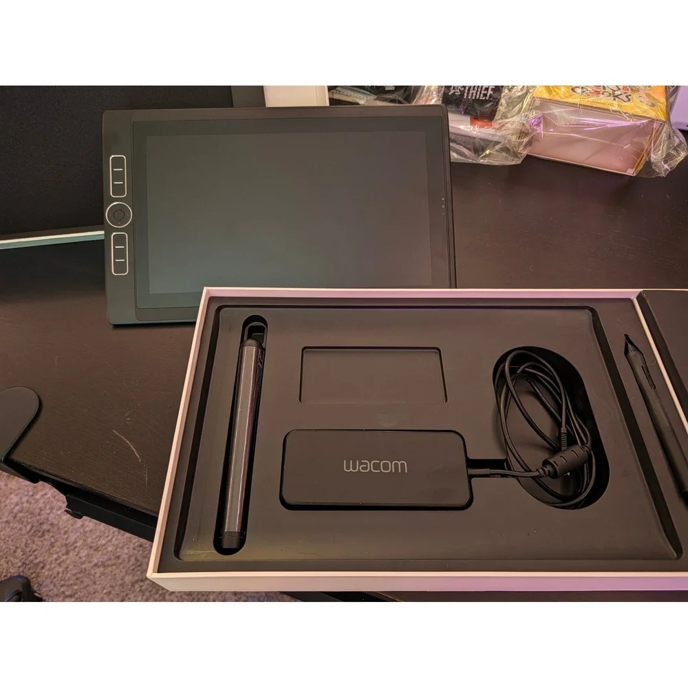 Wacom MobileStudio Pro 13 Creative Pen Computer Tablet Black Cintiq DTH-W1320